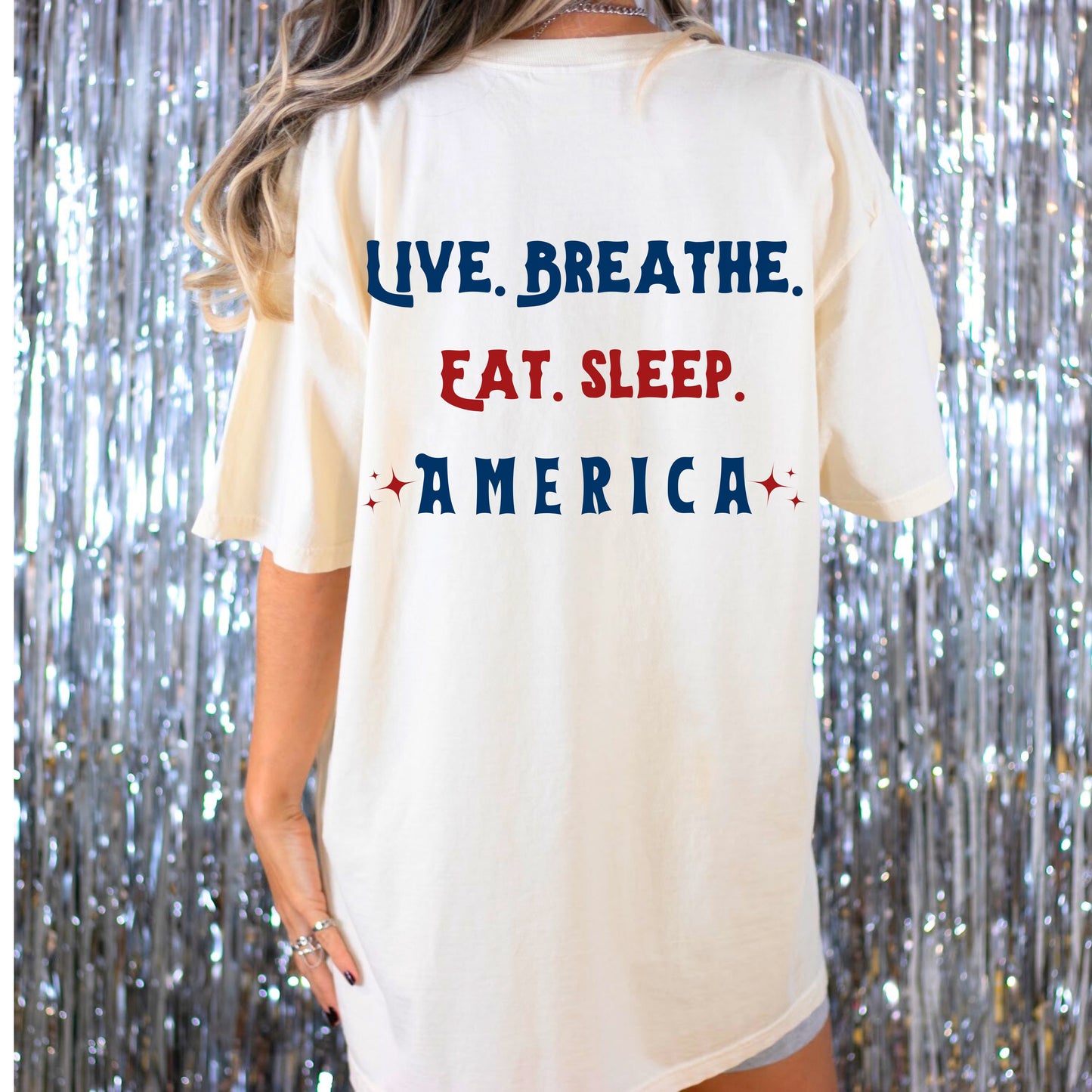 Eat Sleep Breathe America T-shirt