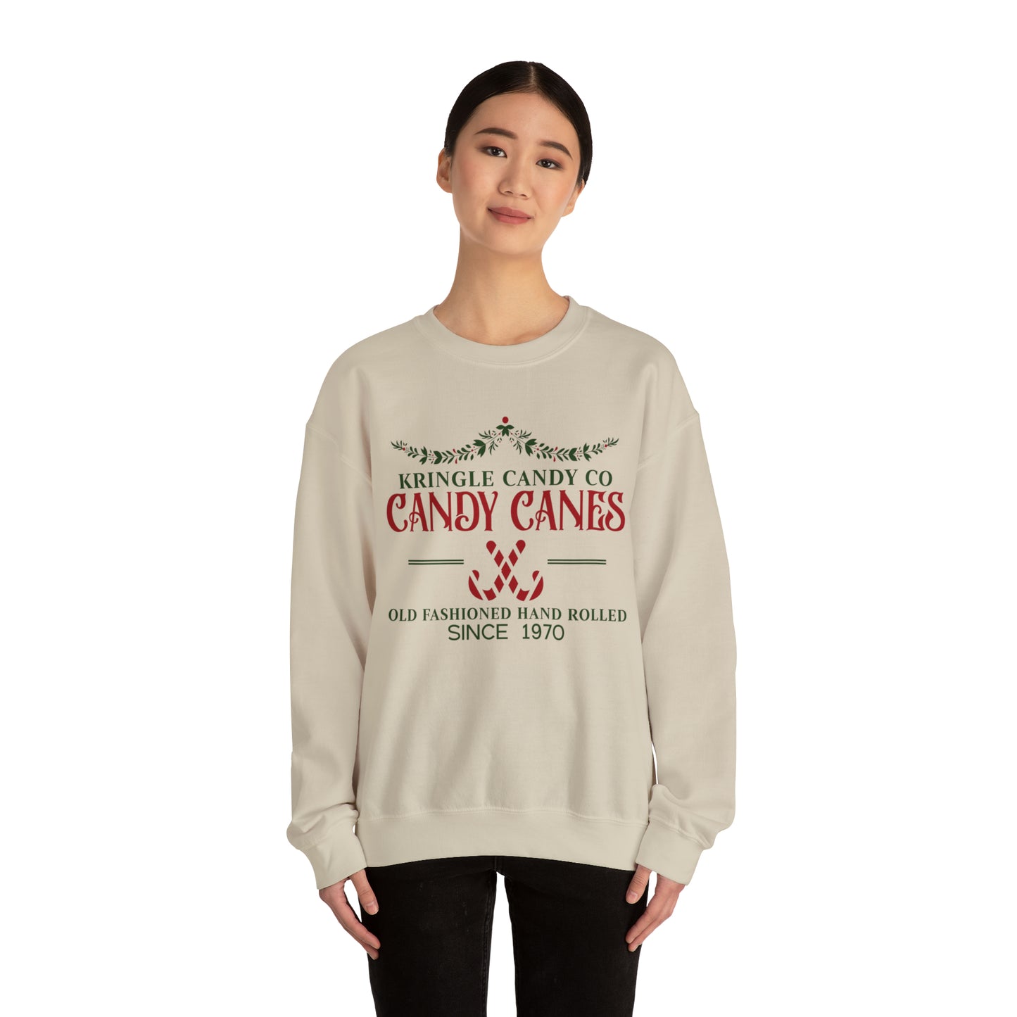 Candy cane sweatshirt Christmas candy shirt Candy cane shirt Merry Christmas Vintage Christmas sweatshirt Matching