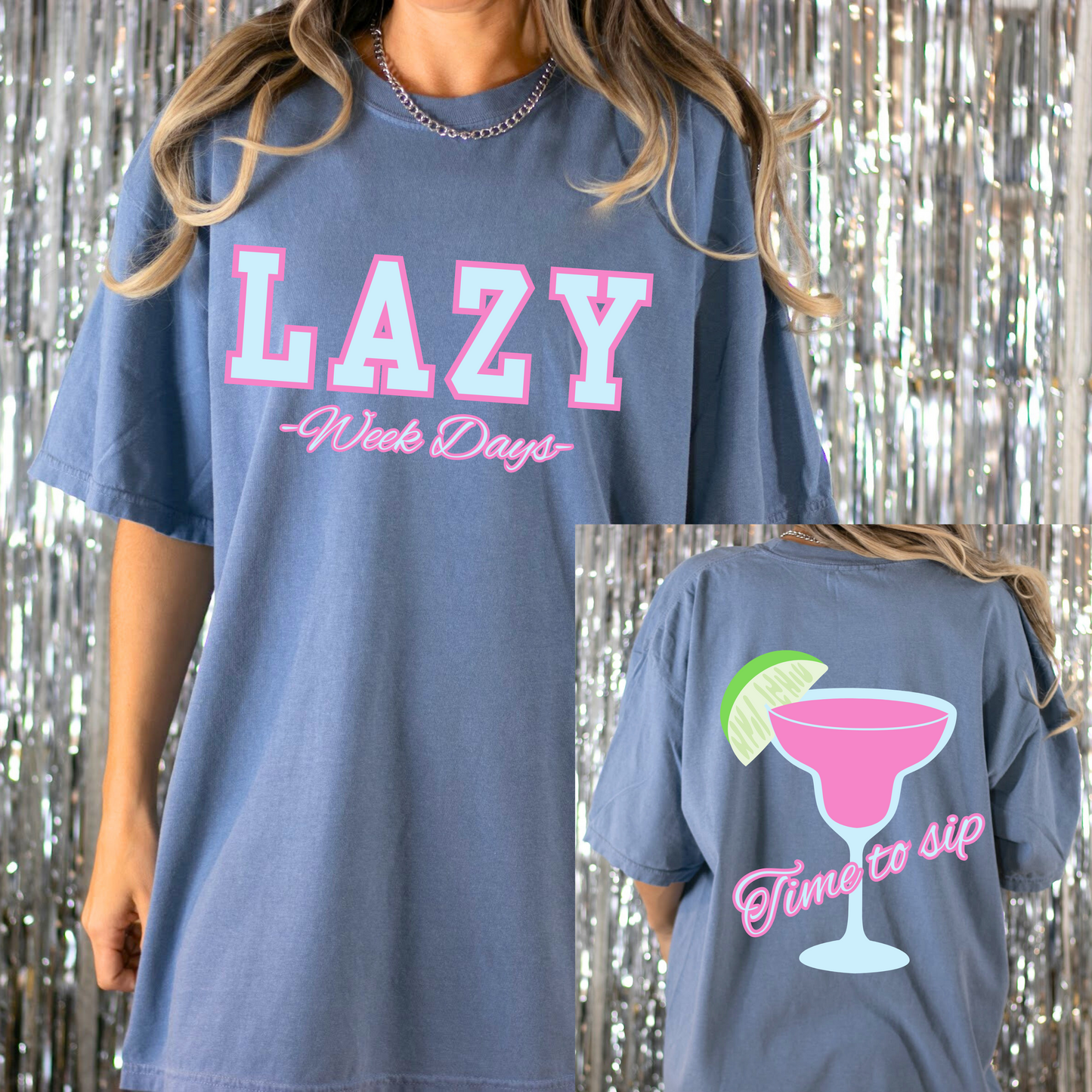 Lazy weekdays drinking shirt T-shirt