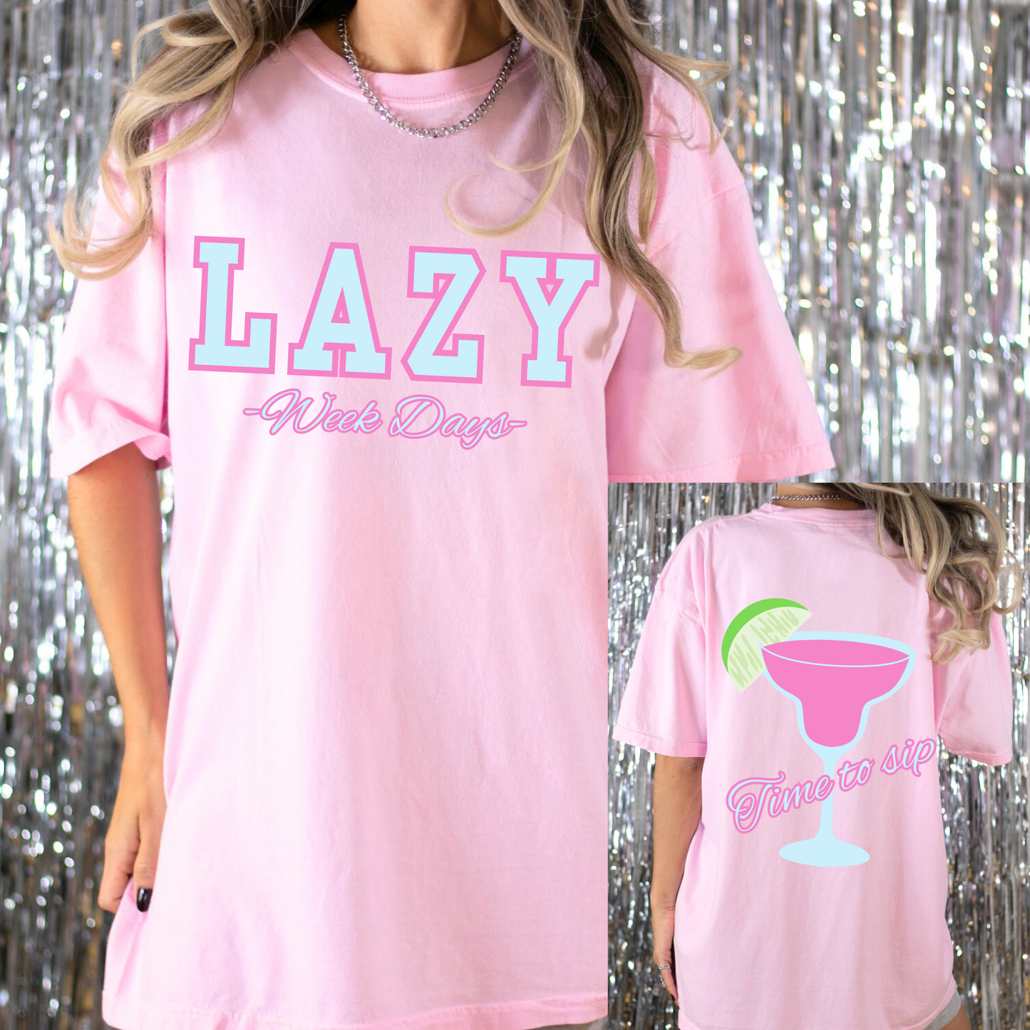 Lazy weekdays drinking shirt T-shirt