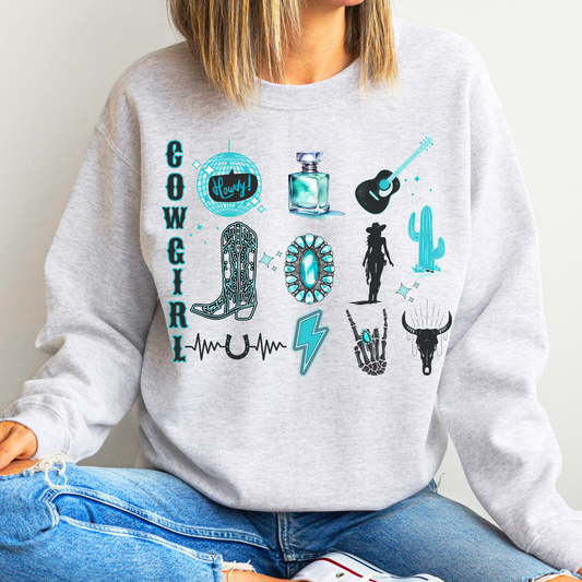 Western graphic sweatshirt