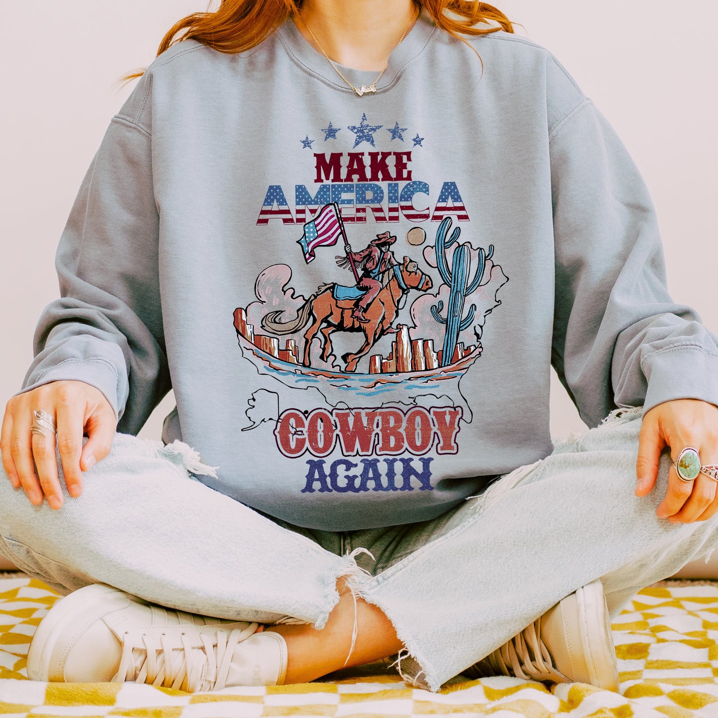 Make America Cowboy Again Sweatshirt